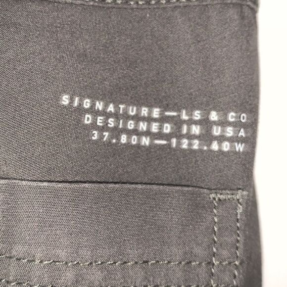 Signature by Levi Strauss Drawstring at waist Side pockets & 1 back pocket Sz S - Picture 9 of 12